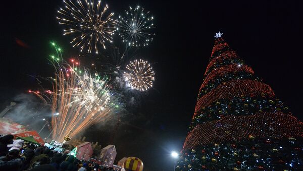 Дочек Нове године у Владивостоку - Sputnik Србија