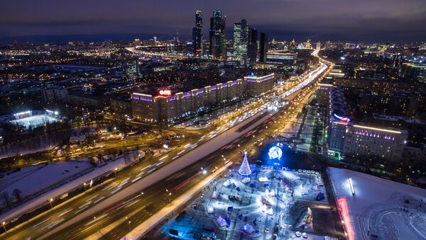 Pogled na Moskovski međunarodni poslovni centar Moskva siti - Sputnik Srbija