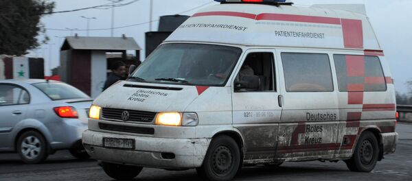 Ambulantna kola sirijskog Crvenog polumeseca Ambulantna kola sirijskog Crvenog polumeseca - Sputnik Srbija