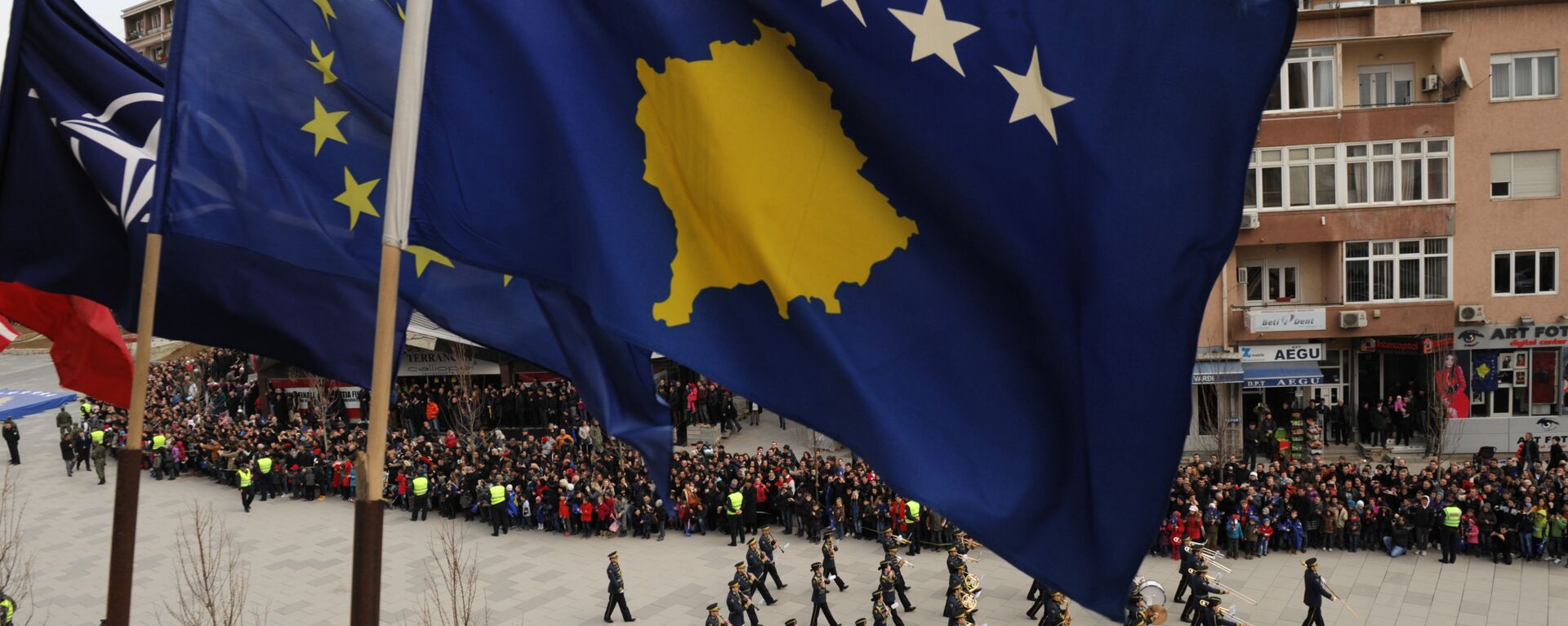 Vojna parada tzv. Kosova u Prištini održana 17. feb. 2013. - Sputnik Srbija, 1920, 28.02.2022