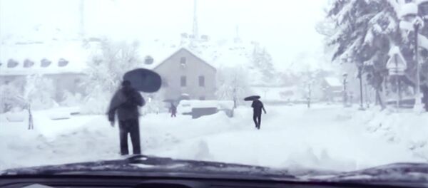 Невреме у Црној Гори на путу Будва-Цетиње 01.05.2016 - Sputnik Србија