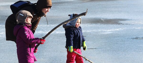 Zaleđen Dunav Zaleđen Dunav - Sputnik Srbija
