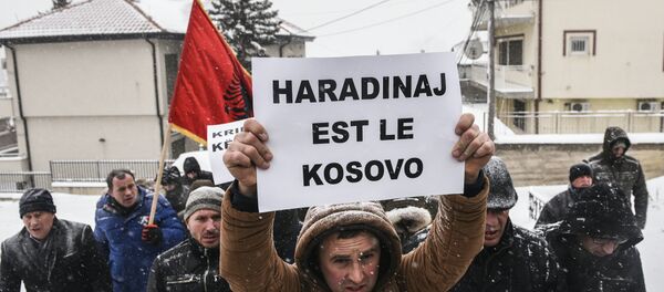 Protesti u Prištini povod hapšenja Ramuša Haradinaja - Sputnik Srbija