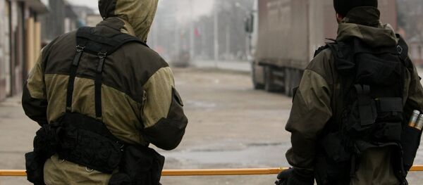 Pripadnici specijalne policije Čečenije tokom operacije neutralisanja ekstremista u Groznom - Sputnik Srbija