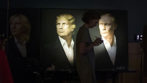 Donald Tramp i Vladimir Putin - Sputnik Srbija