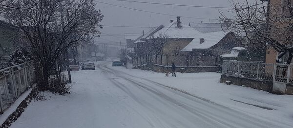 Зимски пејзаж у Власотинцима - Sputnik Србија