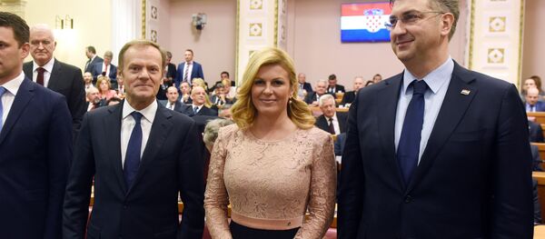 Svečana sednica Hrvatskog sabora povodom međunarodnog prizanja Republike Hrvatske - Sputnik Srbija