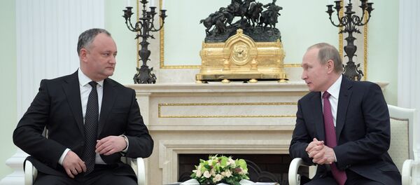 Састанак председника Русије Владимира Путина и председника Молдавије Игора Додона Састанак председника Русије Владимира Путина и председника Молдавије Игора Додона - Sputnik Србија