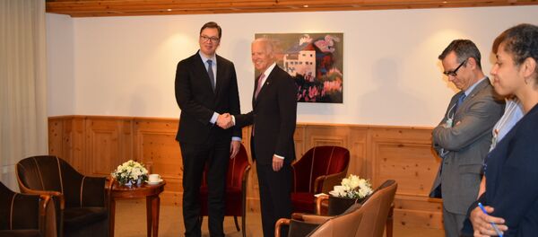 Aleksandar Vučić i Džozef Bajden - Sputnik Srbija