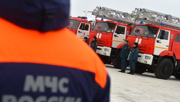 Svečana predaja tehnike kazanjskim vatrogascima Ministarstva za vanredne situacije u Tatarstanu - Sputnik Srbija