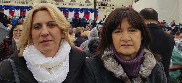 Премијерка Републике Српске Жељка Цвијановић и Сњежана Додик на Трамповој инаугурацији - Sputnik Србија