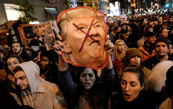 Protesti protiv Donalda Trampa u Njujorku - Sputnik Srbija