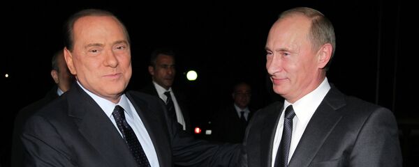 Састанак некадашњег италијанског премијера Силвија Берлусконија са председником Русије Владимиром Путином - Sputnik Србија
