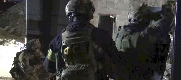 Сарадници ФСБ током специјалне операције у Дагестану - Sputnik Србија