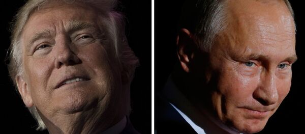 Predsednici Rusije i SAD Vladimir Putin i Donald Tramp - Sputnik Srbija