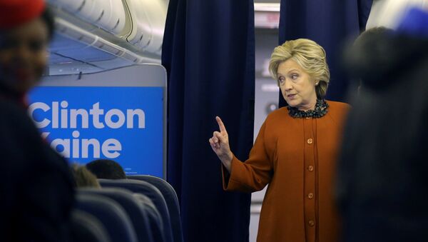 Председнички кандидат америчке Демократске партије Хилари Клинтон током предизборне кампање - Sputnik Србија