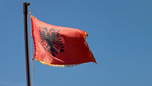 Албанска застава - Sputnik Србија