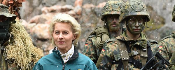 Министрака одбране Немачке Урсула фон дер Лејен Министрака одбране Немачке Урсула фон дер Лејен - Sputnik Србија
