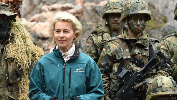 Ministraka odbrane Nemačke Ursula fon der Lejen - Sputnik Srbija