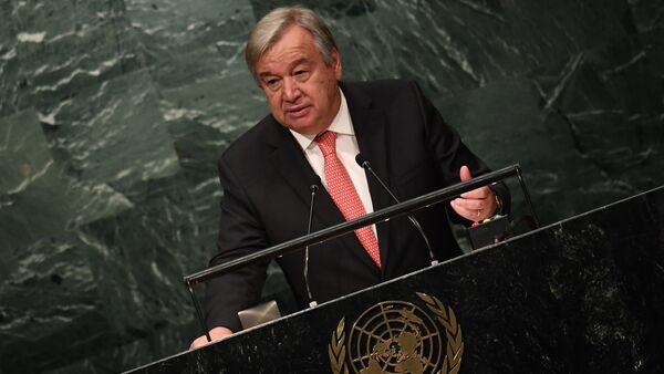 Novoizabrani generalni sekretar UN Antonio Gutereš - Sputnik Srbija