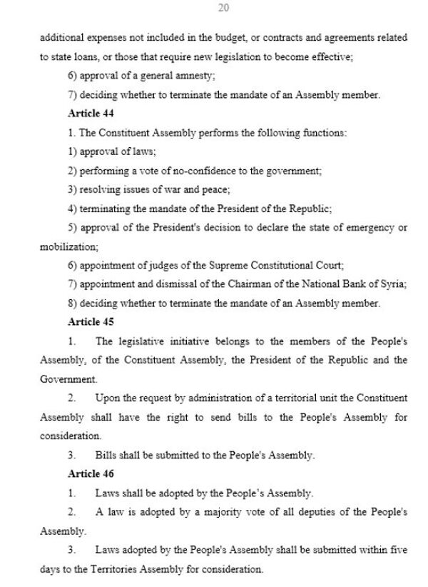 Syrian Constitution, Page 20 Syrian Constitution, Page 20 - Sputnik Србија