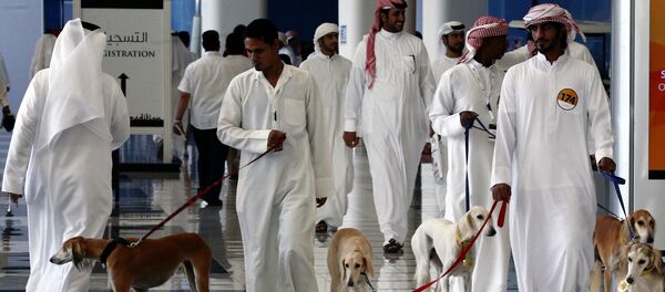 Arapi sa psima u Abu Dabiju - Sputnik Srbija