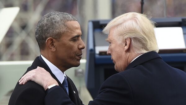 Barak Obama i Donald Tramp - Sputnik Srbija