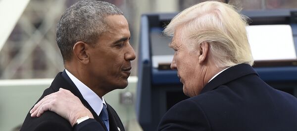 Barak Obama i Donald Tramp - Sputnik Srbija