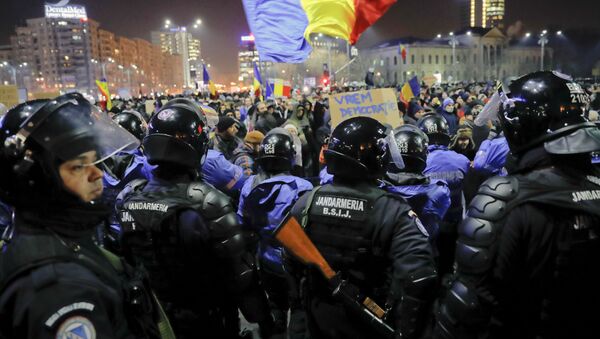 Protest u Rumuniji - Sputnik Srbija