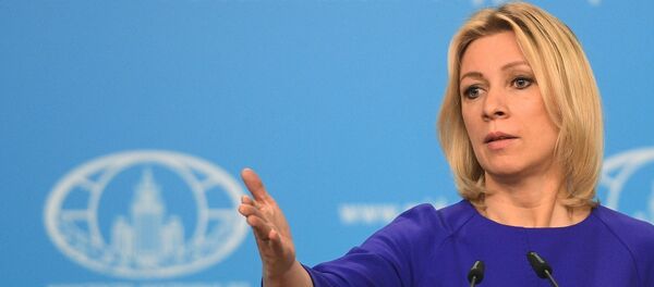 Портпарол Министарства спољних послова Русије Марија Захарова током конференције за медије у Москви Портпарол Министарства спољних послова Русије Марија Захарова током конференције за медије у Москви - Sputnik Србија