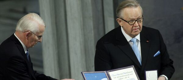 Марти Ахтисари, додела Нобелове награде - Sputnik Србија