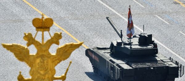Tenk T-14 Armata na vojnoj paradi povodom obeležavanja Dana pobede u Moskvi - Sputnik Srbija