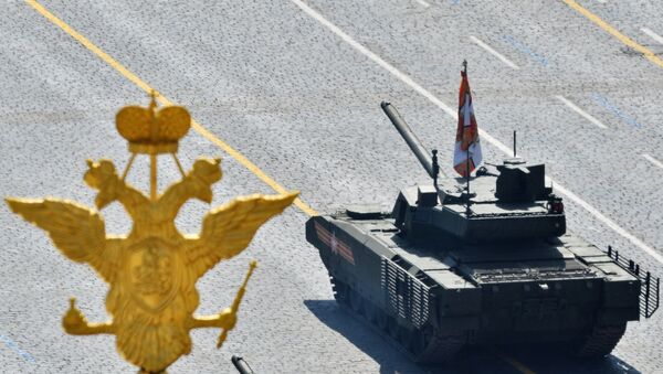 Tenk T-14 Armata na vojnoj paradi povodom obeležavanja Dana pobede u Moskvi - Sputnik Srbija