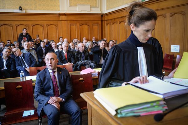 Рамуш Харадинај у судници у Колмару - Sputnik Србија