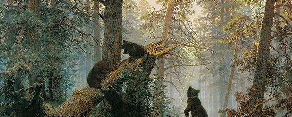 Jutro u borovoj šumi, jedno od najpoznatjih dela Ivana Šiškina. Slika je reprodukovana na mnogim predmetima, pa i na čuvenim čokoladicama kompanije Crveni oktobar - Sputnik Srbija