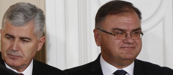 Bakir Izetbegović, Dragan Čović i Mladen Ivanić Bakir Izetbegović, Dragan Čović i Mladen Ivanić - Sputnik Srbija