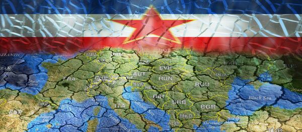 Југославија застава и Европа Југославија застава и Европа - Sputnik Србија