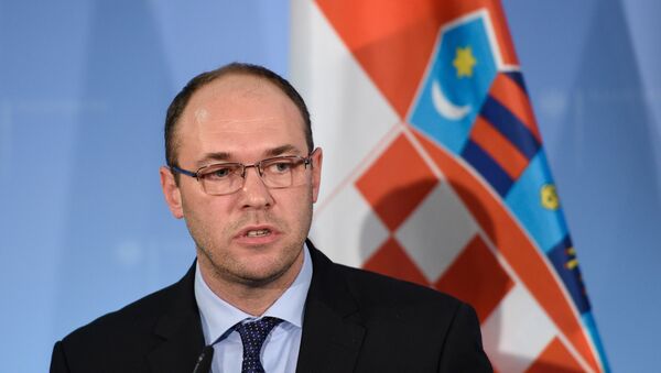 Хрватски министар спољних послова Давор Иво Штир - Sputnik Србија