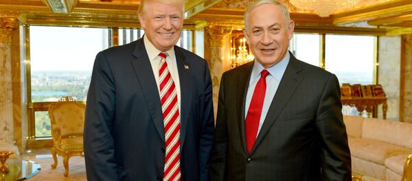 Израелски председник Бењамин Нетанијаху и председник САД Доналд Трамп Израелски председник Бењамин Нетанијаху и председник САД Доналд Трамп - Sputnik Србија