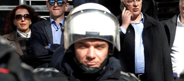 Milan Knežević i Andrija Mandić Milan Knežević i Andrija Mandić - Sputnik Srbija
