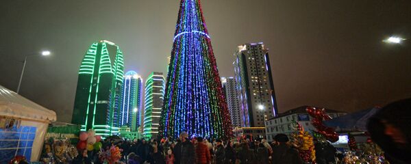 Град Грозни за Новогодишње празнике,Чеченија Град Грозни за Новогодишње празнике,Чеченија - Sputnik Србија