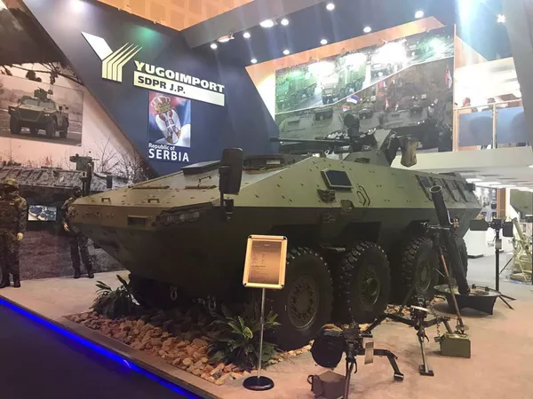 „Лазар“ — борбено возило које је одушевило посетиоце Сајма наоружања у Абу Дабију „Лазар“ — борбено возило које је одушевило посетиоце Сајма наоружања у Абу Дабију - Sputnik Србија