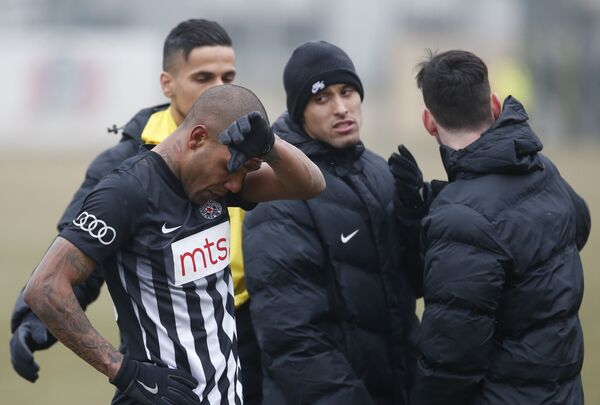 Brazilski fudbaler Everton Luiz trenutno nastupa za Partizan Brazilski fudbaler Everton Luiz trenutno nastupa za Partizan - Sputnik Srbija
