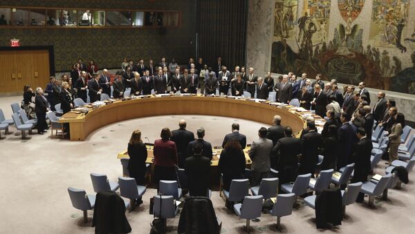 Savet bezbednosti UN tokom minuta ćutanja za ambasadora Rusije Vitalija Čurkina - Sputnik Srbija