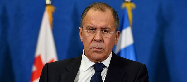 Ministar spoljnih poslova Rusije Sergej Lavrov na konferenciji za medije u Beogradu Ministar spoljnih poslova Rusije Sergej Lavrov na konferenciji za medije u Beogradu - Sputnik Srbija