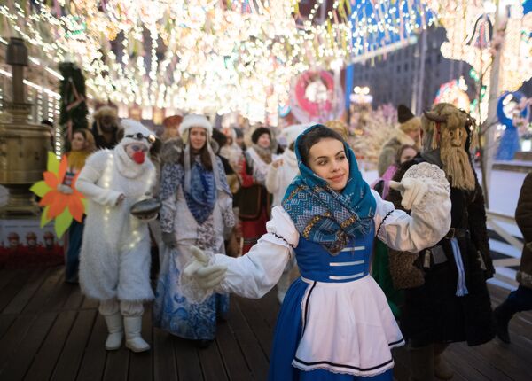 Otvaranje festivala Moskovska maselnica Otvaranje festivala Moskovska maselnica - Sputnik Srbija