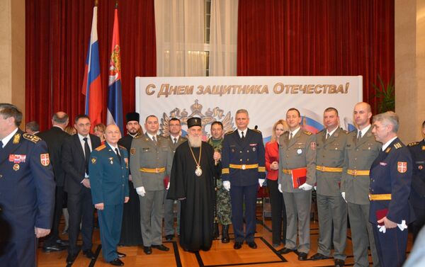 Пријем поводом Дана бранилаца отаџбине у амбасади Русије у Београду - Sputnik Србија