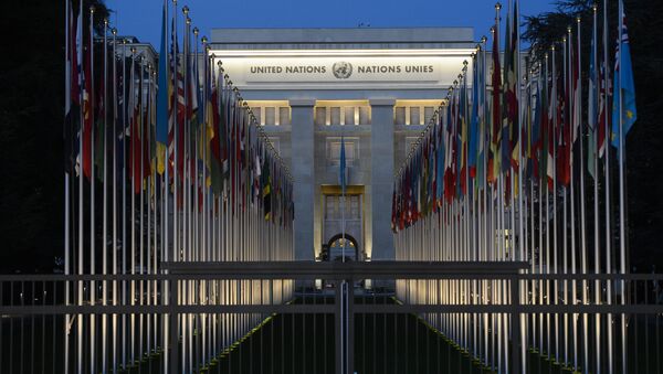 Zgrada Ujedinjenih nacija u Ženevi - Sputnik Srbija