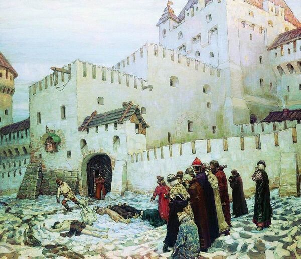 Apolinarije Vasnecov – Moskovska mučenja. Krajem XVI veka Apolinarije Vasnecov – Moskovska mučenja. Krajem XVI veka - Sputnik Srbija
