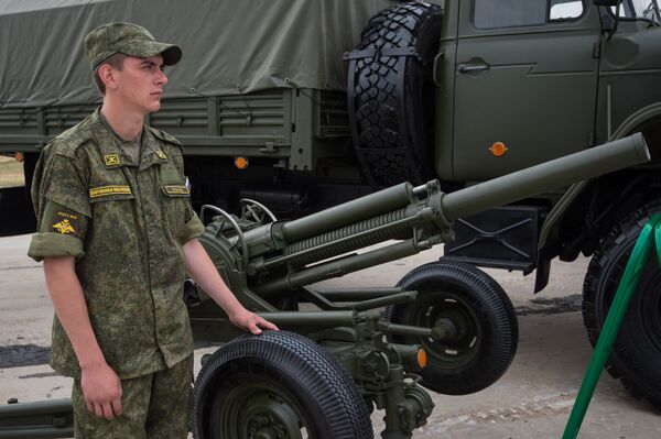 Automatski minobacač 82 mm 2B9 nazvan Vasiljek Automatski minobacač 82 mm 2B9 nazvan Vasiljek - Sputnik Srbija